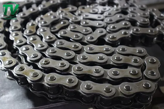 Power Transmission Precise Short Pitch Nickel Plating and Zinc Plating Heavy Duty Driving Roller Chain (04