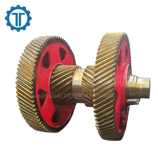 Totem OEM Alloy Gear/Customized Gear/Rotary Kiln Box Straight Tooth Carbon Steel Cylindrical Sprocket Supr Big Wheel Metal Pinion Gear 