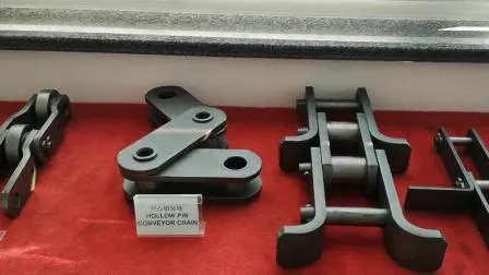 Drive Roller Conveyor Leaf Hollow Pin Industrial Chain Elevator Silent Hoisting Pintle Cast Stainless Steel Duplex Engineering Drag Link Agricultural Escalator 