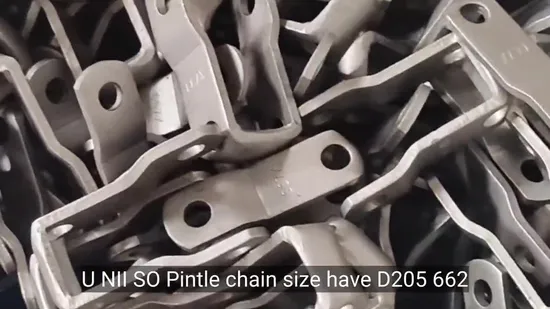 Agricultural Steel Pintle Chain for Driving Transmission 88c 88K 667 667K 667xh 